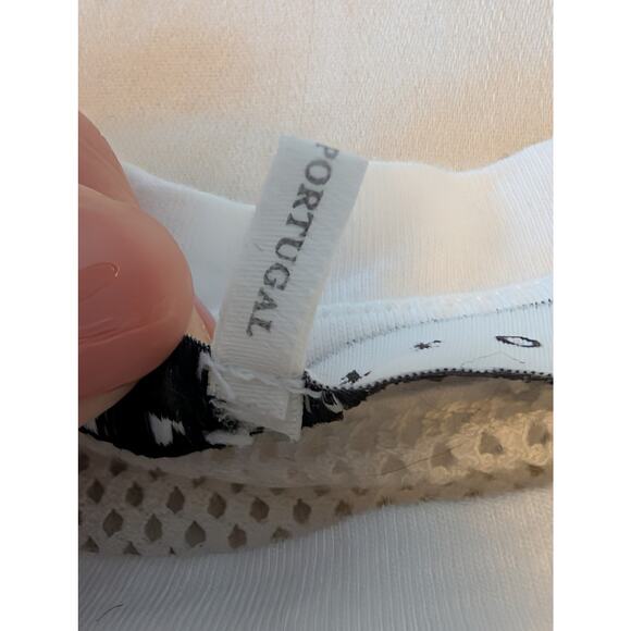 Sandro Paris White Mixed Media Mesh Inset Tee - Size 1 (Small) - Picture 8 of 10